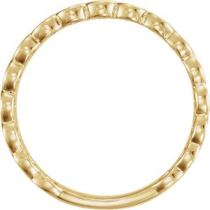 Infinity-Inspired Ring, 14k Yellow Gold