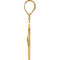 14k Yellow Gold Saint Joseph Medal Charm (24X16MM)