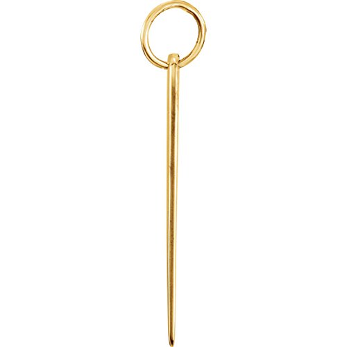 Triangle 14k Yellow Vermeil Pendant
