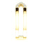 Diamond Geometric Ring, 14k Yellow Gold (1/8 Ctw, Color G-H, Clarity I1), Size 6.25