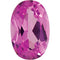 Pink CZ Teardrop Ash Holder Necklace, Rhodium Plate Sterling Silver, 18"