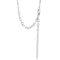 Circle with Designer Leaf Pendant Necklace, Sterling Silver, 12k Rose Gold Black Hills Gold Motif, 18"