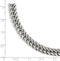 Men's Stainless Steel Double Curb Chain Bracelet, 9 Inches