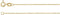 1mm 14k Yellow Gold Solid Diamond-Cut Bead Chain, 18"