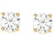 1 Ct 14k Yellow Gold Diamond Stud Earrings (1.00 Cttw, GH Color, I1 Clarity)