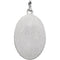 Sterling Silver St. Jude Thaddeus Oval Medal (21x13.5MM)