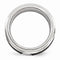 Boulevard Collection Stainless Steel, Black Titanium Memory Cable 10.75mm Band