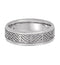 Celtic Knot 7mm Comfort-Fit 14k White Gold Wedding Band