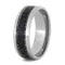 Carbon Fiber, Deer Antler 9mm Comfort-Fit Titanium Ring