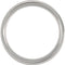 Titanium 7mm Flat Ridged Comfort Fit Band