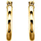 Tube Hoop Earrings, 14k Yellow Gold (15mm)