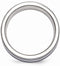 Edward Mirell Brushed Titanium Double Blue Grooved Anodized 8mm Flat Wedding Band, Size 11.5