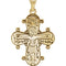 Men's Congo Cross 14k Yellow Gold Pendant