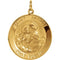14k Yellow Gold St. Anthony Medal (25 MM)