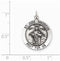 Sterling Silver St. Jude Thaddeus Medal Pendant (25X20 MM)
