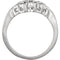 Cross Silhouette Signet Ring in Sterling Silver