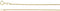 .85mm 14k Yellow Gold Baby Wheat Chain, 16"