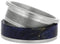 The Men's Jewelry Store (Unisex Jewelry) Blue Box Elder Burl Interchangeable Wood, 8mm Matte Comfort-Fit Titanium Band, Size 8.75