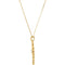Diamond Granulated 14k Yellow Gold Pendant Necklace, 18" (1/10 Cttw)