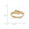 Two Hearts Infinity Ring, 10k Yellow Gold, 12k Green and Rose Gold Black Hills Gold Motif
