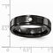 Diamond Collection in Black Titanium 6MM Flat Band (.03 Ct, G-I, I1)