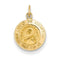 14k Yellow Gold Our Lady Of The Assumption Medal Charm (17X12MM)