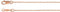 Diamond Two-Stone Bar Necklace in 14k Rose Gold, 16-18" (3/8 Ctw, Color H+, Clarity I1)