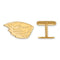 14k Yellow Gold Oregon State University Round Cuff Links, 16MM
