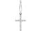 Petite Diamond Cross with Trigger-less Clasp 14k White Gold Charm Pendant