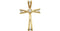 Five Diamond Cross 14k Yellow Gold Pendant