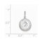 Sterling Silver Saint Christopher Medal Charm Pendant (20X11 MM)