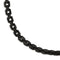 Men's Polished Stainless Steel 7mm Black IP-Plated Bracelet, 9"