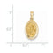 14k Yellow Gold St. Joseph Medal Charm (22X11MM)