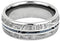 The Men's Jewelry Store (Unisex Jewelry) Gibeon Meteorite, Blue Mokume Gane 7mm Titanium Comfort-Fit Wedding Band, Size 13.25