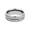 The Men's Jewelry Store (Unisex Jewelry) Gibeon Meteorite, Blue Mokume Gane 7mm Titanium Comfort-Fit Wedding Band, Size 14.75