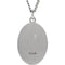 Sterling Silver St. Jude Thaddeus Oval Medal Necklace, 18" (18.75x13.5MM)