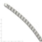 Men's Brushed and Polished Stainless Steel 11mm Bracelet, 8.75"