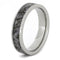 Dinosaur Bone 6mm Titanium Comfort-Fit Wedding Band