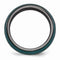 Rain Collection Black Ti Anodized Teal 6MM Domed Band