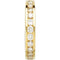 14k Yellow Gold 1 1/4 Cttw Round Diamond Eternity Band, Sizes 4 to 8.5