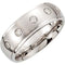 The Men's Jewelry Store (Unisex Jewelry) Men's Cobalt 8.3mm Diamond Band (.25 Ctw)