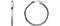 Tube Hoop Earrings, 14k White Gold