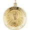 14k Yellow Gold Round St. John Neumann Medal (15 MM)