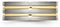 Brushed Titanium Yellow IP 8mm Grooved Comfort-Fit Band, Size 13