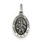 Sterling Silver Saint Christopher Medal Charm Pendant (25X12 MM)