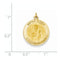 14k Yellow Gold Matka Boska Medal Charm (25X19MM)