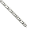 Men's Brushed and Polished Stainless Steel 10mm Bracelet, 8.75"