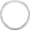 10k White Gold 2mm Slim-Profile Flat Band