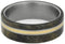 The Men's Jewelry Store (Unisex Jewelry) Buckeye Burl Wood, Bronze 8mm Matte Titanium Comfort-Fit Wedding Band, Size 14.25