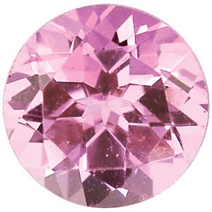 Pink Tourmaline Inset Cross Rhodium-Plated 14k White Gold Pendant (22.65x11.4MM)